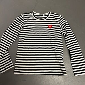 Comme des Garçons PLAY Heart Long Sleeve Tee